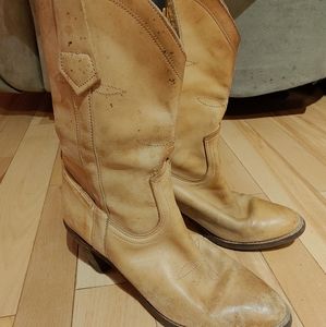 COPY - Vintage Leather Cowboy Boots